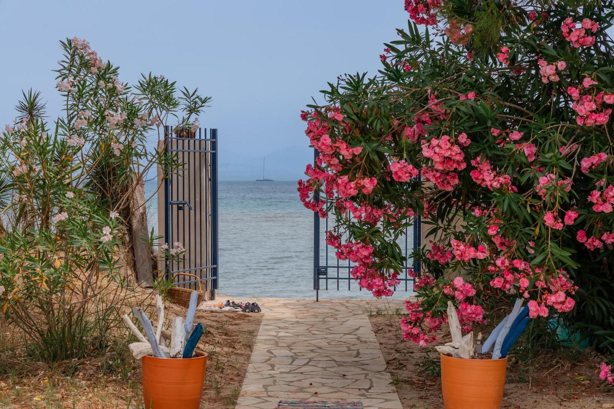 Sunrise Villa, - Garden Gate Opens Onto The Potamion